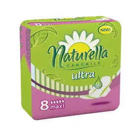 Женские гигиенические ароматизированные прокладки Naturella Ultra Maxi с ароматом ромашки Single, 8 шт