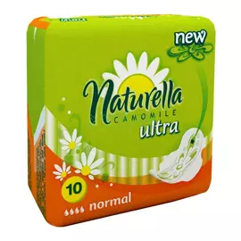 Женские гигиенические ароматизированные прокладки с крылышками Naturella Ultra Нормал, 10 шт