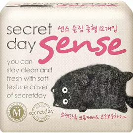 Прокладки Secret Day Sense M 12 шт