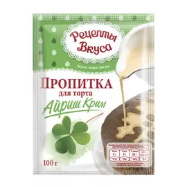 Пропитка для торта Рецепты Вкуса Айриш крим 100 г