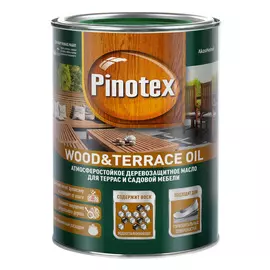 Пропитка Pinoteх wood&amp;terraseoil clr 1л