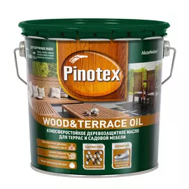 Пропитка Pinoteх wood&amp;terraseoil clr 2.7