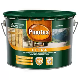 Пропитка Pinotex ультра 9л 04 орех