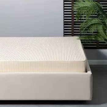 Простыня Cassia Люкс бежевый 200х220 см