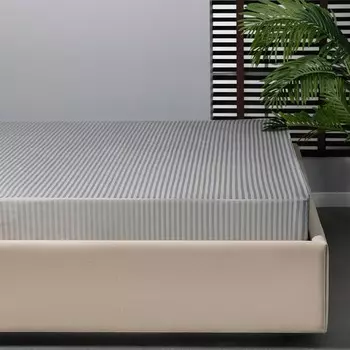 Простыня Cassia Люкс серый 200х220 см