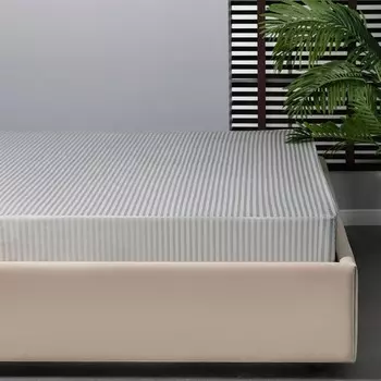 Простыня Cassia Люкс светло-серый 230х250 см