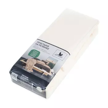 Простыня на резинке Belashoff 200х200 см Кремовый