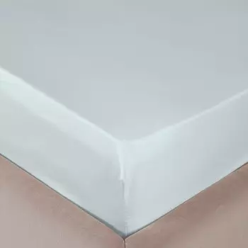 Простыня на резинке Dome Лорено голубой 180х200+25 см