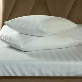 Простыня на резинке Estia Hotel Collection белая 160х200 см