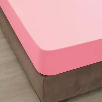 Простыня на резинке Ozdilek коралловый 160x200+30 см