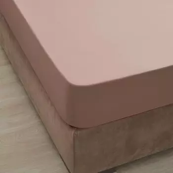 Простыня на резинке Ozdilek коричневый 180x200+30 см