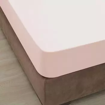 Простыня на резинке Ozdilek светло-коричневый 160x200+30 см