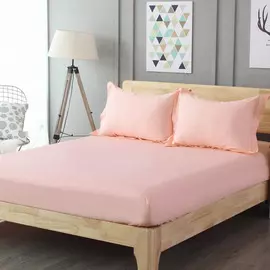 Простыня на резинке Sofi de Marko 180х200 см сатин роза