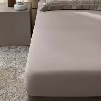 Простыня на резинке Togas Алькан бежевый 200х200+45 см, 1 пр.