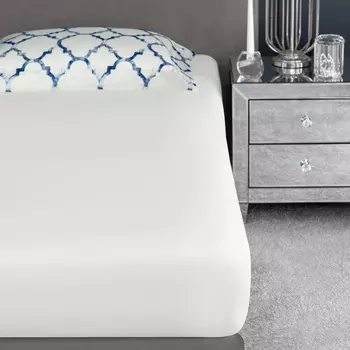 Простыня на резинке Togas Арланк белый 180х200+35 см