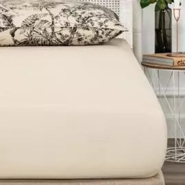 Простыня на резинке Togas Доминика бежевый 180х200 см