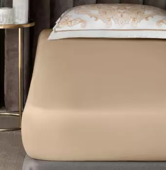 Простыня на резинке Togas Хаммани 160х200+30 см Золотой