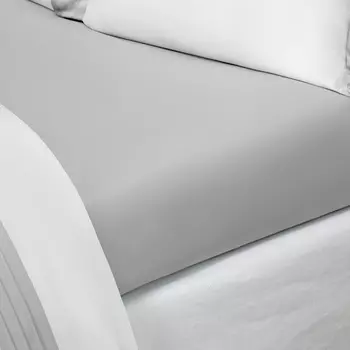 Простыня на резинке Togas Эдем серый 90x200+30 см