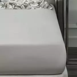 Простыня на резинке Togas Элизабет серая 180х200 см