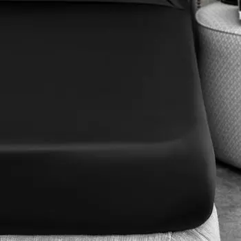 Простыня на резинке Togas Сенса черный 180x200+30