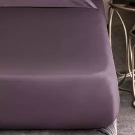 Простыня на резинке Togas Сенса сливовая 180х200+30 см