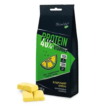 Протеиновая конфета Лакомства для здоровья Бодрящий лимон, 105 г