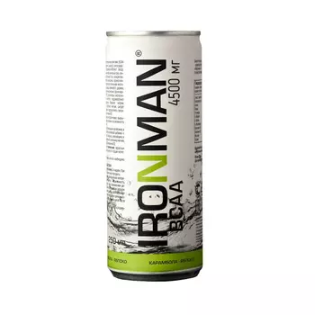 Протеиновый напиток Ironman BCAA со вкусом карамболы и яблока, 250 мл