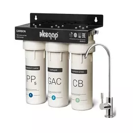 Проточный фильтр для кухни Экодар 3 carbon