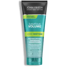 Прозрачный кондиционер для волос John Frieda Luxurious Volume CORE RESTORE с протеином 250 мл