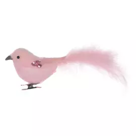 Птичка на клипсе декоративная Kaemingk 18 см