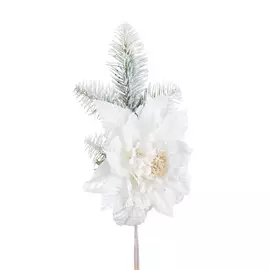 Пуансеттия декоративная Bizzotto Haylie шампань 30 см