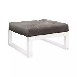 Пуф AS Алекс 81x75x43 белый/кэмел