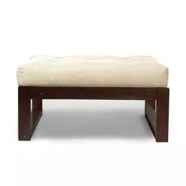 Пуф AS Алекс 81x75x43 орех/белый