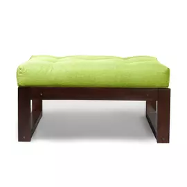 Пуф AS Алекс 81x75x43 орех/зеленый