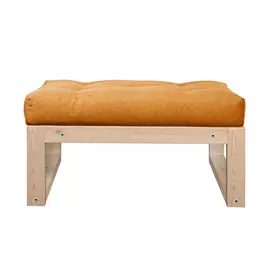 Пуф AS Алекс 81x75x43 сосна/оранжевый