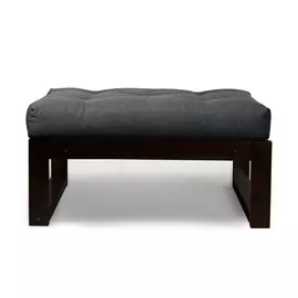 Пуф AS Алекс 81x75x43 венге/черный