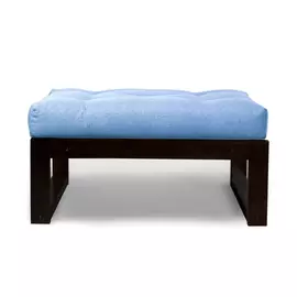 Пуф AS Алекс 81x75x43 венге/голубой