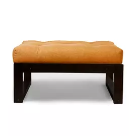 Пуф AS Алекс 81x75x43 венге/оранжевый