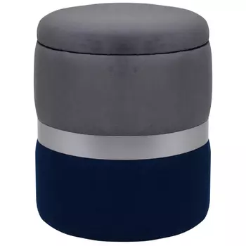 Пуф Dreambag Аризона серо-синий 36х42 см