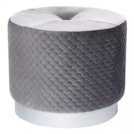 Пуф Dreambag Honey большой серый 50х50х44 см