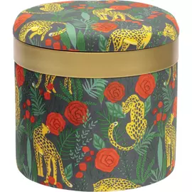 Пуф Glasar 30x30x28см джунгли