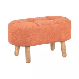 Пуф Glasar 58x30x32 см коралловый