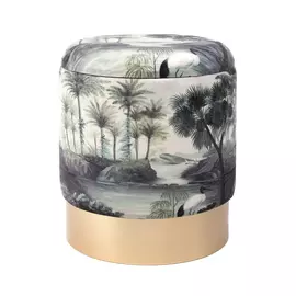 Пуф Glasar с крышкой 30x30x34 см