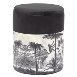 Пуф Glasar с крышкой 35x35x44см