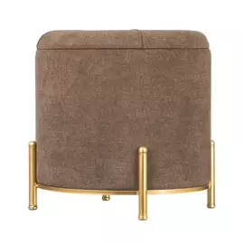 Пуф Glasar с крышкой 44x44x45см