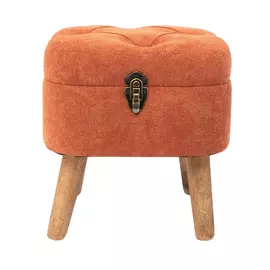 Пуф Glasar с отсеком для хранения 33x30x32см