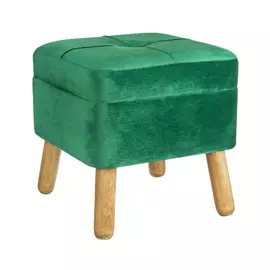 Пуф Glasar с отсеком для хранения 36x36x33см