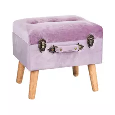 Пуф Glasar с отсеком для хранения 38x35x45см