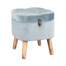 Пуф Glasar с отсеком для хранения 38x35x45 см