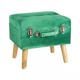 Пуф Glasar с отсеком для хранения 41x31x35см